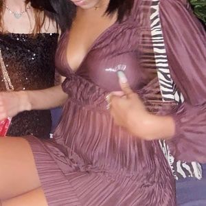 Zara Purple Pleated Mini Dress
